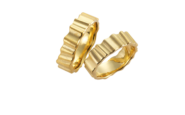 05109+05110-wedding rings, gold 750